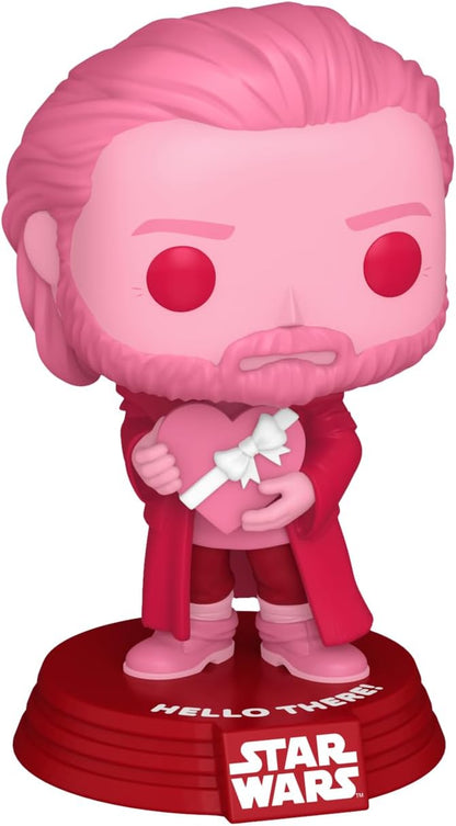Funko POP! Star Wars: Valentines - Obi-Wan Kenobi - Collectable Vinyl Figure - Gift Idea - Official Merchandise - Toys for Kids & Adults - Movies Fans - Model Figure for Collectors and Display