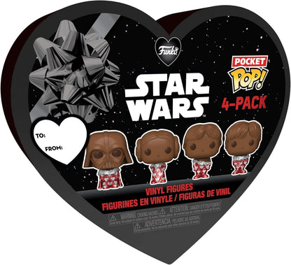 Funko Pocket POP: Star Wars Valentines Box 4-Pack (Chocolate