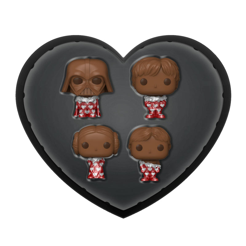 Funko Pocket POP: Star Wars Valentines Box 4-Pack (Chocolate