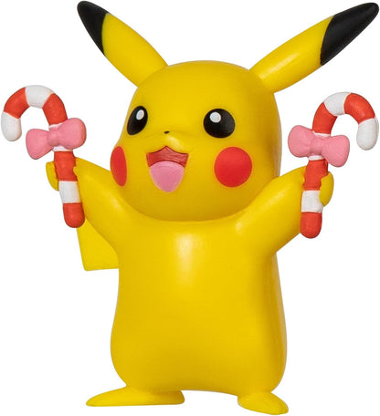 Pokemon Battle Figure 2 Pack - (Holiday Pikachu #5 & Vanillite with Stand) - W3 Mehrfarbig