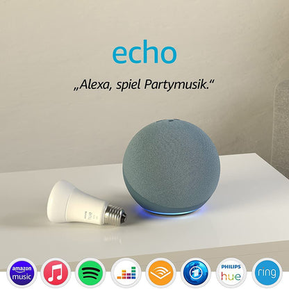 Amazon Echo 4. (Gen.) Smart Speaker blau, grau