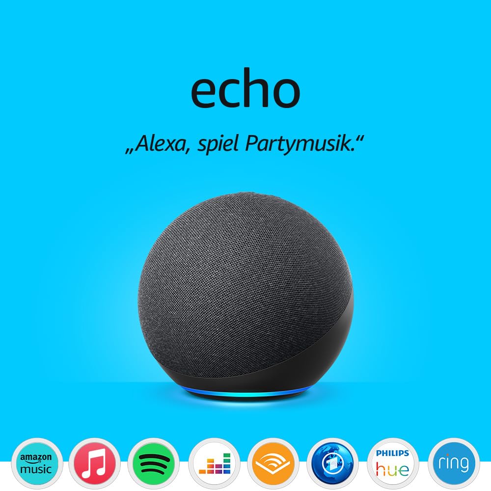 Amazon Echo 4. (Gen.) Smart Speaker schwarz