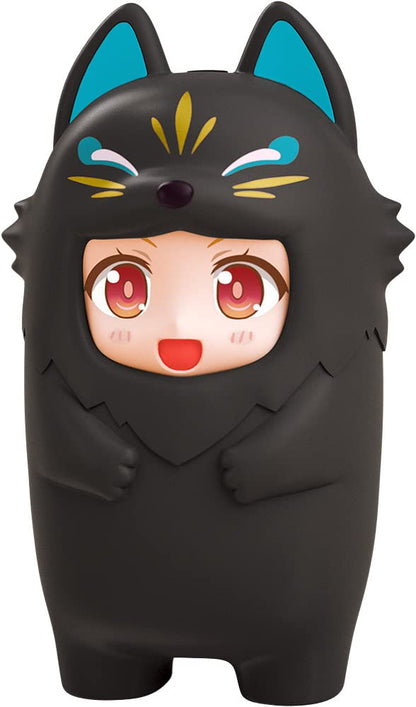 Good Smile Company Nendoroid More Accessory Kigurumi Face Parts Case for Nendoroid Black Kitsune Figures 10 cm
