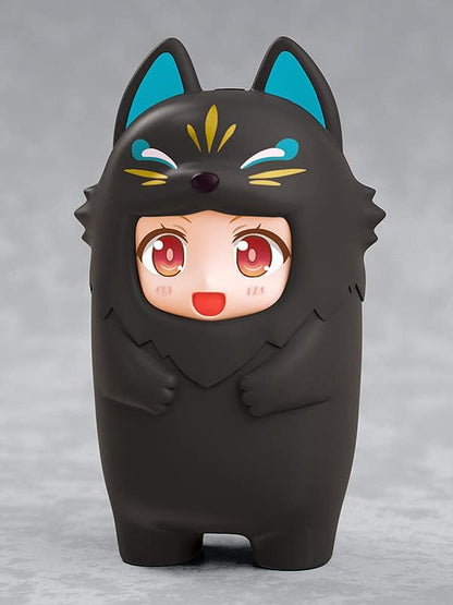 Good Smile Company Nendoroid More Accessory Kigurumi Face Parts Case for Nendoroid Black Kitsune Figures 10 cm