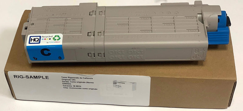 Oki 46490623 Toner 6000 Seiten cyan Tonerkartusche und Laser – Tonerkartuschen und Laser (cyan, es5432, es5442, es5473, 1 Stück (S), Laser Toner, 6000 Seiten