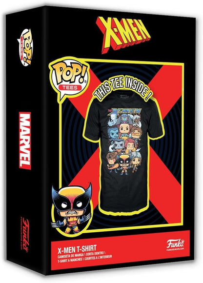 Funko Boxed Tee: X-Men - Group - Medium - Marvel - T-Shirt - Clothes - Gift Idea - Short Sleeve Top for Adults Unisex Men and Women - Official Merchandise Fans