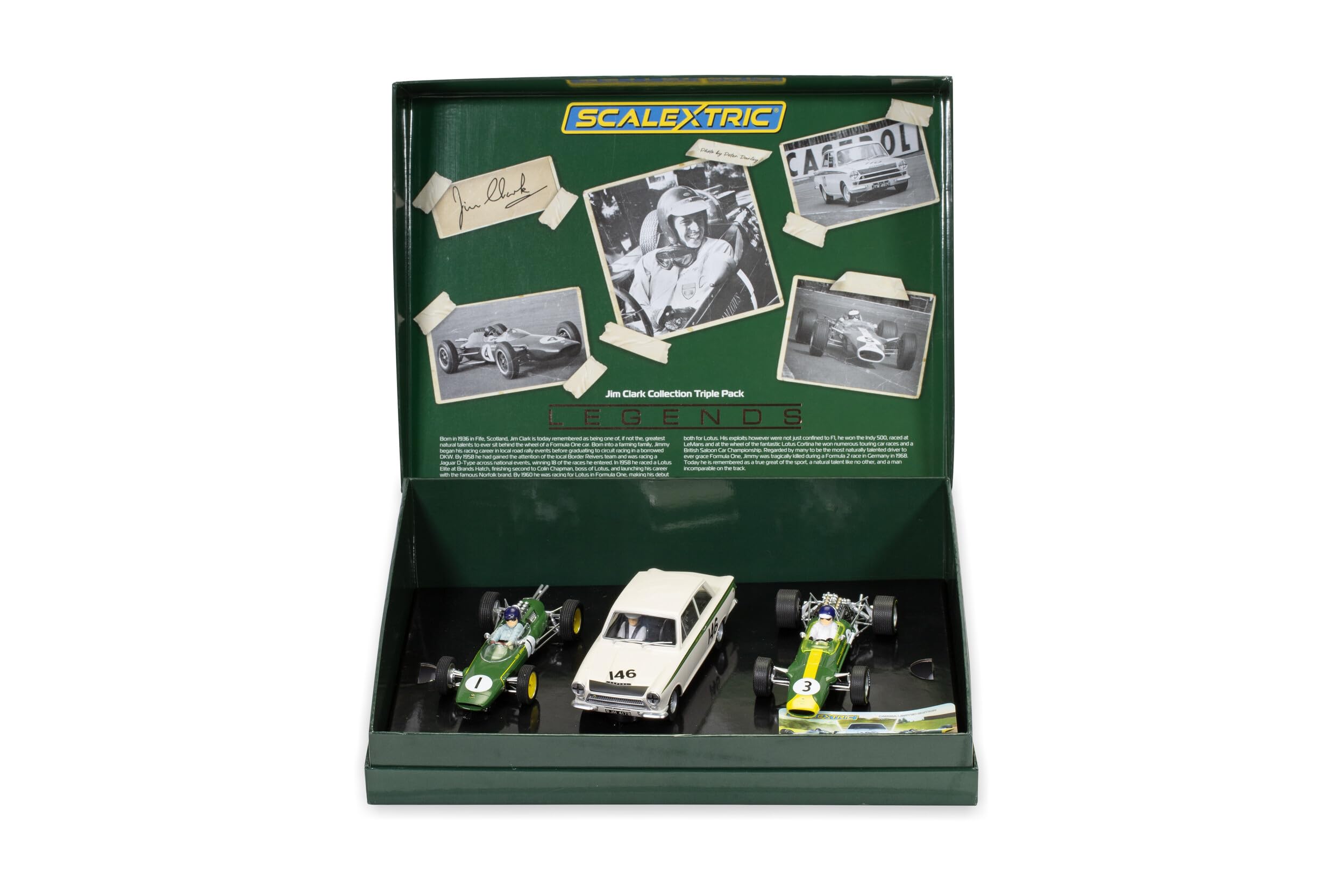 Scalextric C4395A Jim Clark Collection Triple Pack Rally Limited Edition Slot Car