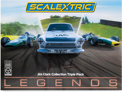 Scalextric C4395A Jim Clark Collection Triple Pack Rally Limited Edition Slot Car