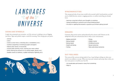 Signs from the Universe