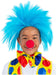 Smiffys Kids Blue Spike Wig, Boys Fancy Dress, Child Dress Up Wigs