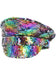 Smiffys Sequin Captains Hat, Rainbow