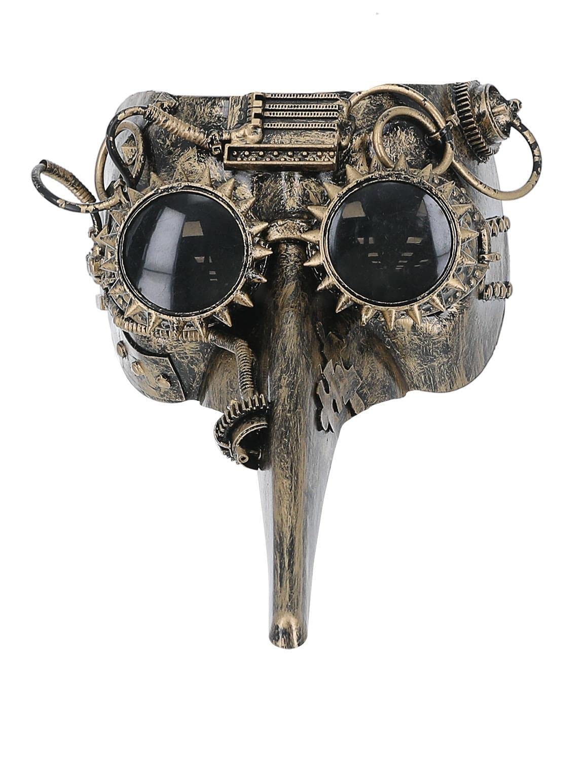 Smiffys Victorian Steampunk Plague Doctor Mask