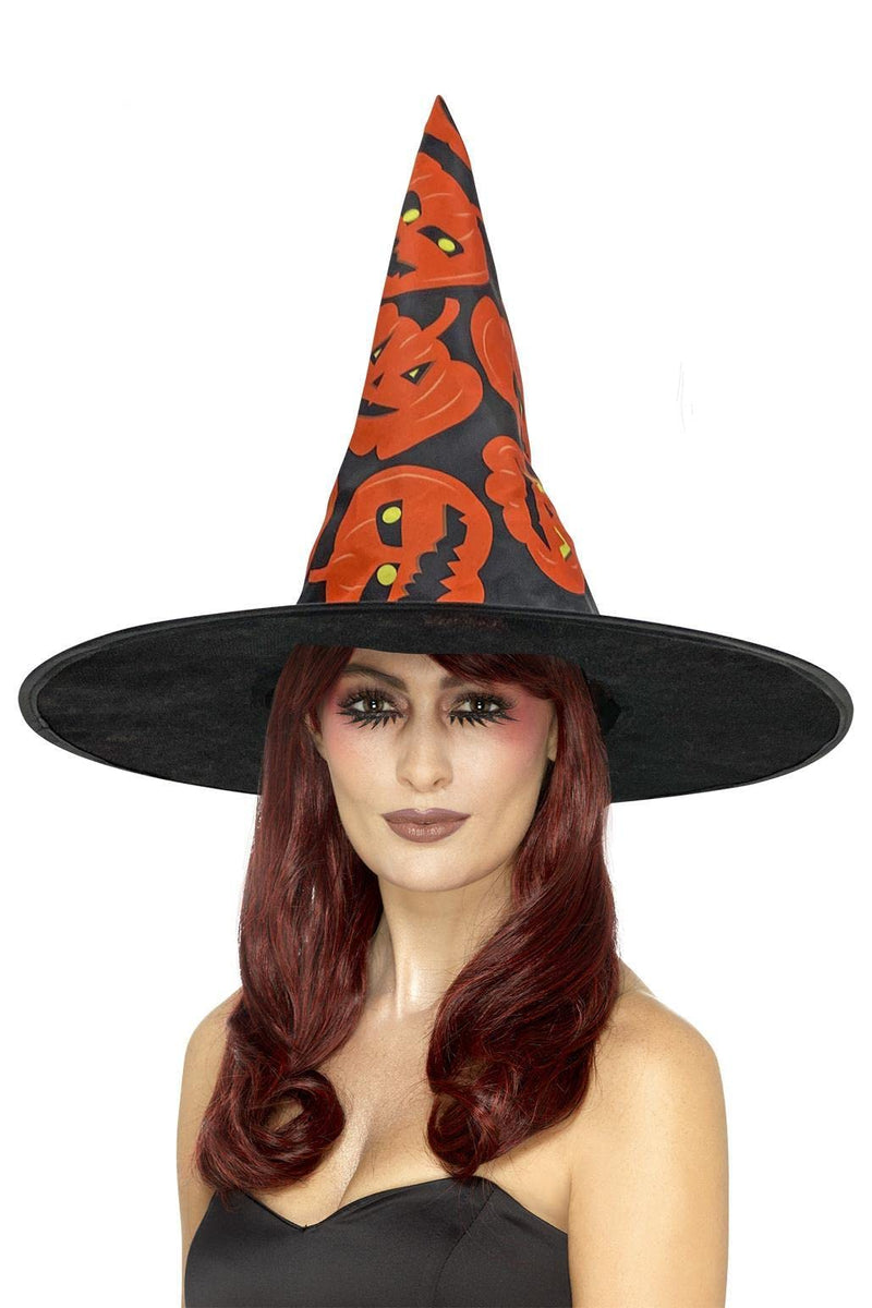 Smiffys Pumpkin Witch Hat
