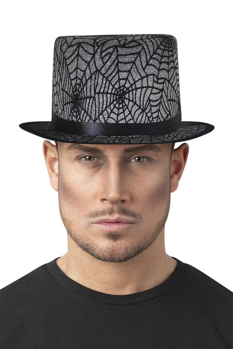 Smiffys Spider Web Top Hat