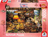 Schmidt Spiele 59994 Jigsaw Puzzle Charles Wysocki, Max in The Adirondacks Mountains, 1000 Pieces