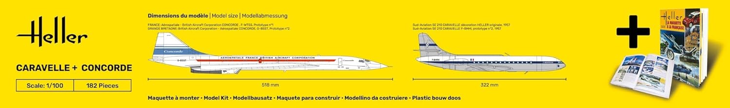 Heller-Kit de Modelo, Color sin Pintar. (50333