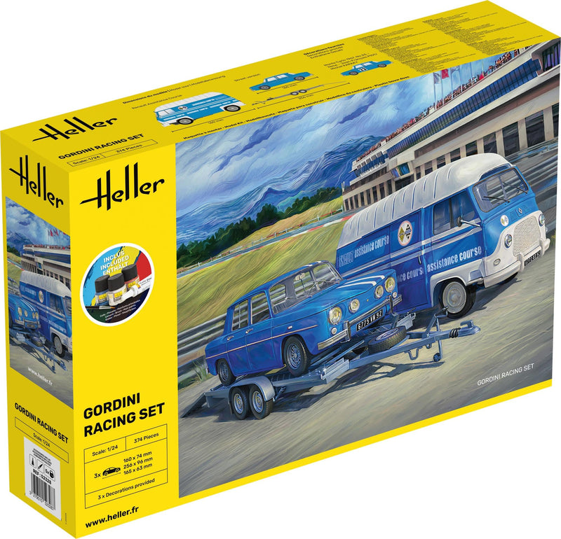 Heller - 1/24 Starter Kit Gordini Racing Set (9/23) *