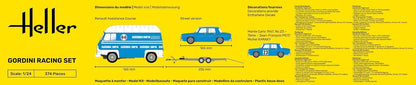 Heller - 1/24 Starter Kit Gordini Racing Set (9/23) *