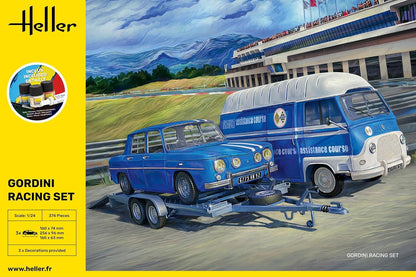 Heller - 1/24 Starter Kit GORDINI Racing Set (9/23) *
