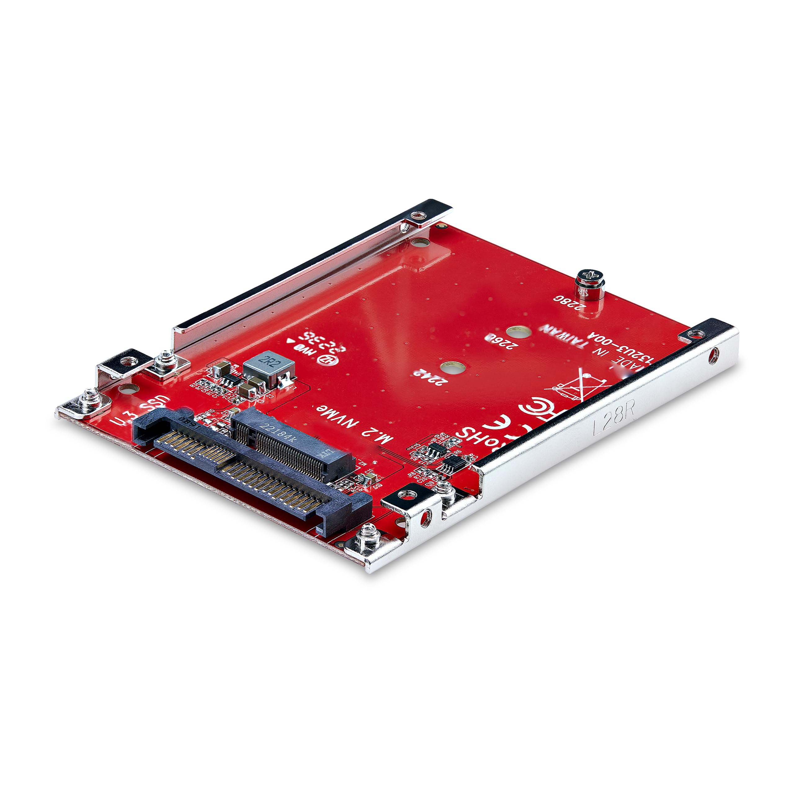 StarTech.com M.2 to U.3 Adapter for M.2 NVMe SSDs, PCIe M.2 Drive to 2.5inch U.3 (SFF-TA-1001) Host Adapter/Converter, TAA Compliant (1M25-U3-M2-ADAPTER