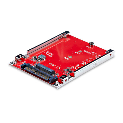 StarTech.com M.2 to U.3 Adapter for M.2 NVMe SSDs, PCIe M.2 Drive to 2.5inch U.3 (SFF-TA-1001) Host Adapter/Converter, TAA Compliant (1M25-U3-M2-ADAPTER