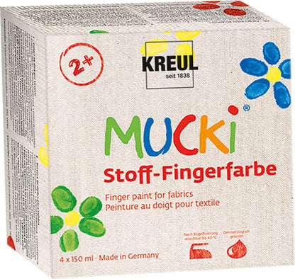 Eduplay 250071 Mucki Textile Finger Paint (4 Piece
