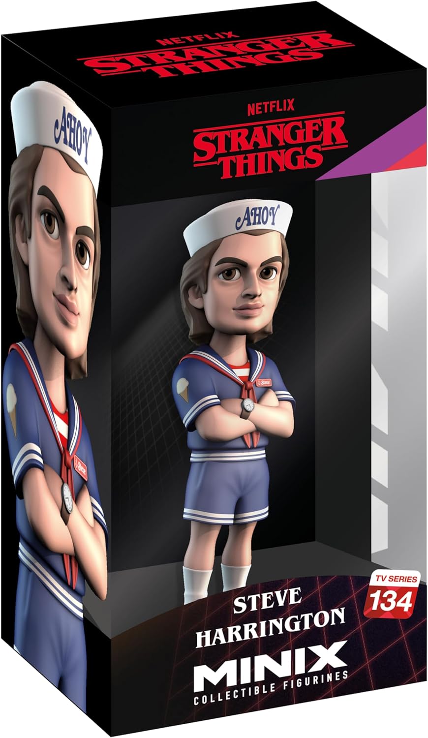 Minix - TV Series #134 - Stranger Things - Steve Harrington - Figurine à collectionner 12 cm