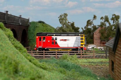 hornby hobbies R30142 Loram Class 08 0-6-0 08632-Era 11 OO Gauge, Black/Red/White