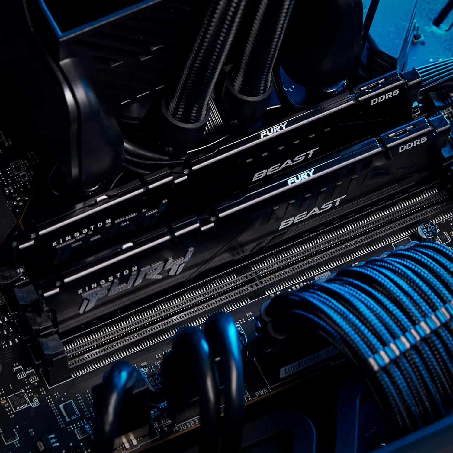 Kingston FURY Beast Black EXPO DDR5 8 GB 5200MT/s DDR5 CL36 DIMM Desktop Gaming Single Module - KF552C36BBE-8