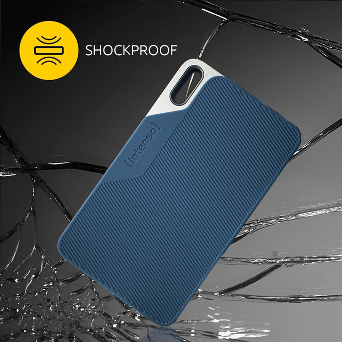 Intenso TX100 External SSD 250GB Portable Solid State Drive Super Speed USB 3.2 Gen 1x1 (5Gbps) up to 500MB/s