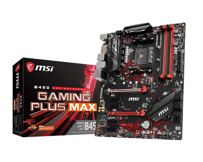 MSI B450 GAMING PLUS MAX (ATX, AMD AM4 DDR4 m.2 USB 3.2 Gen 2 HDMI ATX Gaming Motherboard) ATX B450 GAMING PLUS MAX