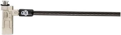Kensington Slim NanoSaver 2.0 Keyed Laptop Lock, Lockable Device Security Tether for Portable Computers, Lie Flat Thin Profile, Universal Fit, 1.8m Strong Carbon Steel Cable (K65021WW