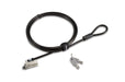 Kensington Slim NanoSaver 2.0 Keyed Laptop Lock, Lockable Device Security Tether for Portable Computers, Lie Flat Thin Profile, Universal Fit, 1.8m Strong Carbon Steel Cable (K65021WW
