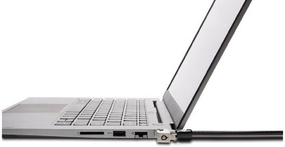 Kensington Slim NanoSaver 2.0 Keyed Laptop Lock, Lockable Device Security Tether for Portable Computers, Lie Flat Thin Profile, Universal Fit, 1.8m Strong Carbon Steel Cable (K65021WW