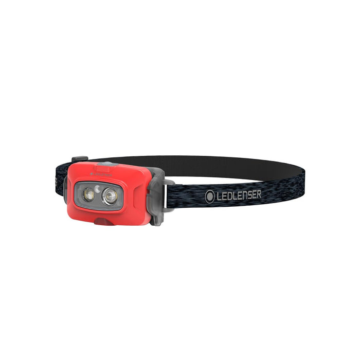 Ledlenser HF4R Core Rechargeable 500 Lumen LED Head Torch - Lightweight, Super Bright, Ideal for Running, Hiking, Camping, Fishing, Includes Red Light and USB C Charger, Essential Outdoor Equipment Re