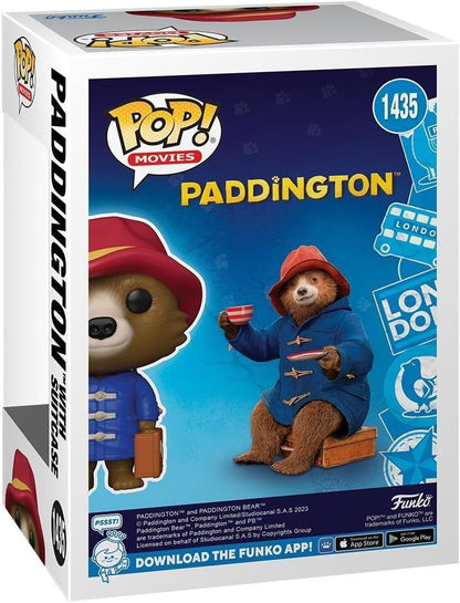 Funko POP! Movies: Paddington - Paddington With Case - Paddington Movie - Collectable Vinyl Figure - Gift Idea - Official Merchandise - Toys for Kids & Adults - Movies Fans