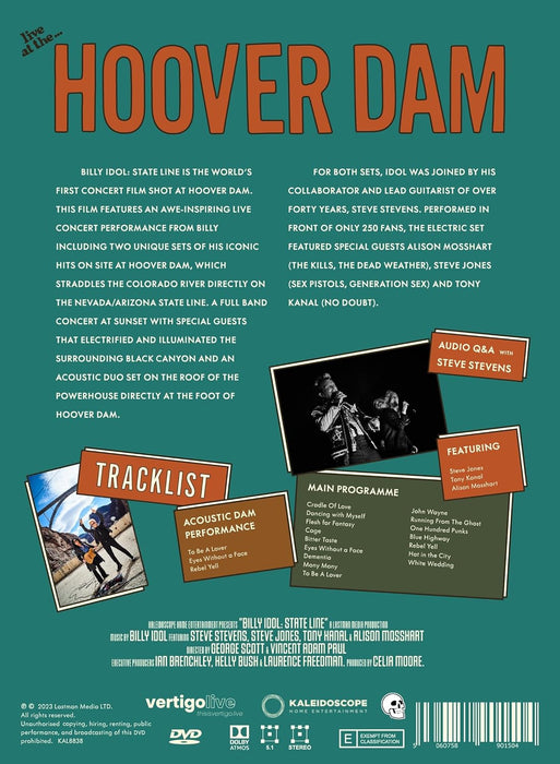 Billy Idol - State Line: Live At The Hoover Dam