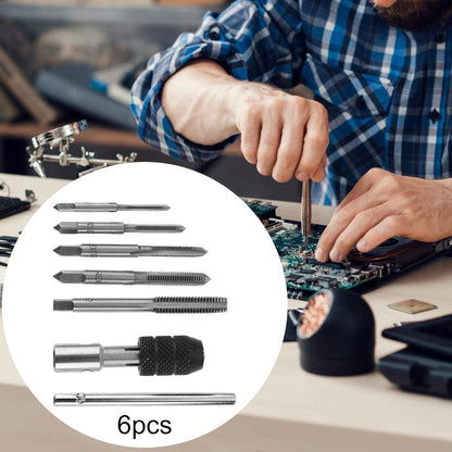 Windeisen Bohrer Set – T-Typ Hand Tapping Tools Maschine Bohren Bits Kit, Gewinde Twist Schrauben M3/M4/M5/M6/M8 DIY Set