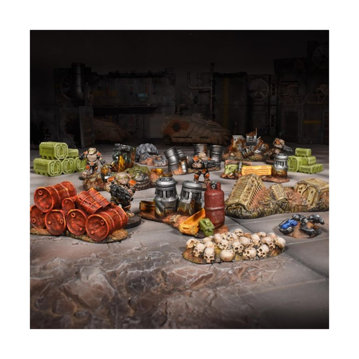 Mantic Sci-Fi Scatter Terrain - Tabletop Gaming Miniatures - Game - Kid - Plastic Scatter Terrain Pieces