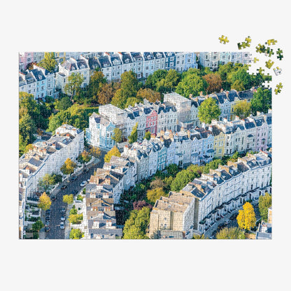 Galison- Gray Malin Notting Hill - Rompecabezas de 1000 Piezas con fotografía primaveral de ensueño, Multicolor (9780735380578