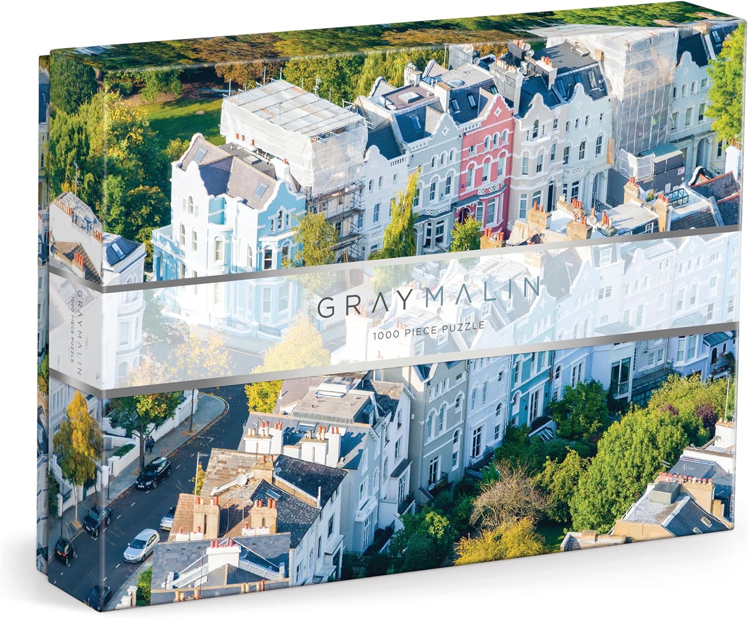 Galison- Gray Malin Notting Hill - Rompecabezas de 1000 Piezas con fotografía primaveral de ensueño, Multicolor (9780735380578