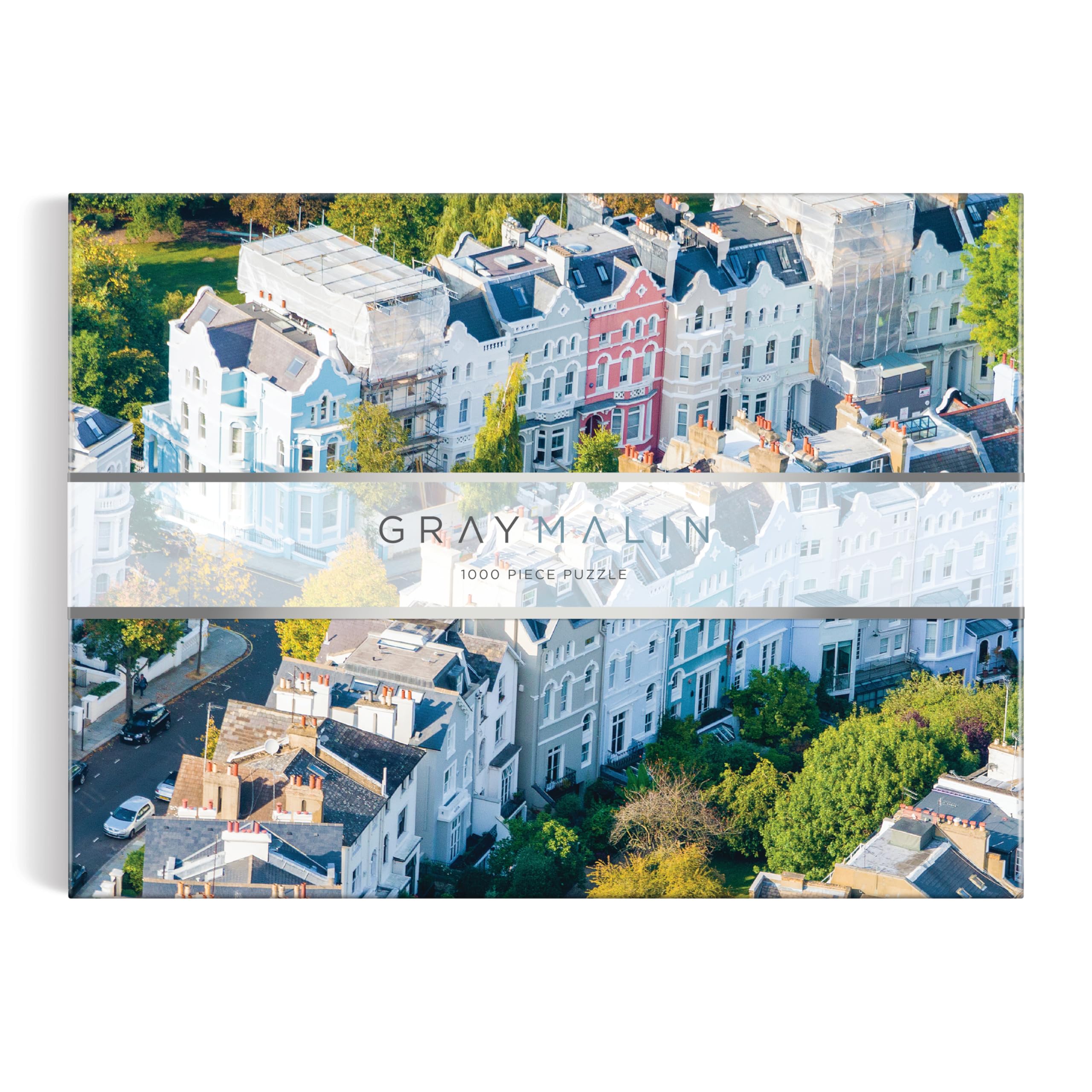 Galison- Gray Malin Notting Hill - Rompecabezas de 1000 Piezas con fotografía primaveral de ensueño, Multicolor (9780735380578