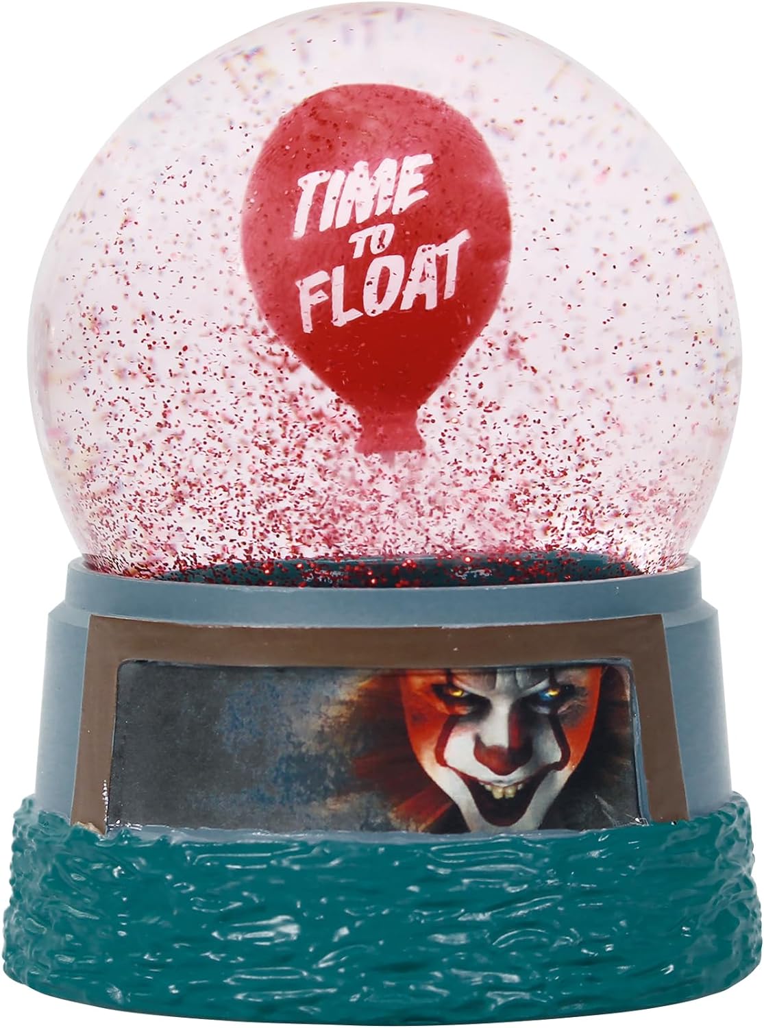Half Moon Bay Pennywise Schneekugel Weihnachtsschmuck | Halloween-Heimdekoration & Horror-Merchandise-Artikel | Schneekugeln für Erwachsene & Halloween-Dekor | Horror-Geschenke & Horror-Figuren
