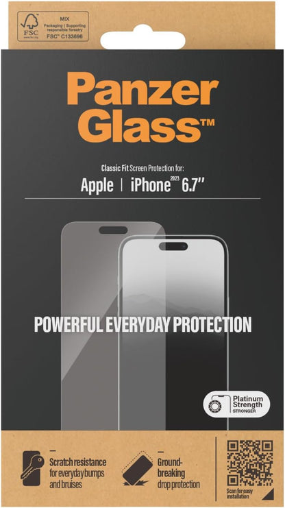 PanzerGlass Classic Fit Protection d'écran transparent Apple 1 pièce(s)