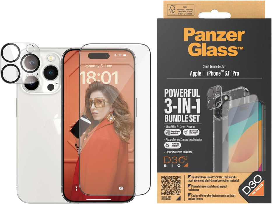PanzerGlass Apple iPhone 15 Pro (6.1