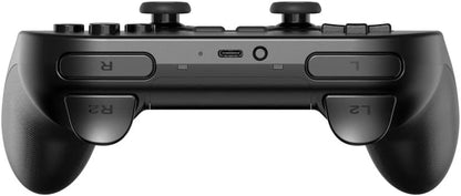 8Bitdo: Pro 2 Bluetooth Gamepad - Black (Pc/Switch/Android/Rasberry Pi)