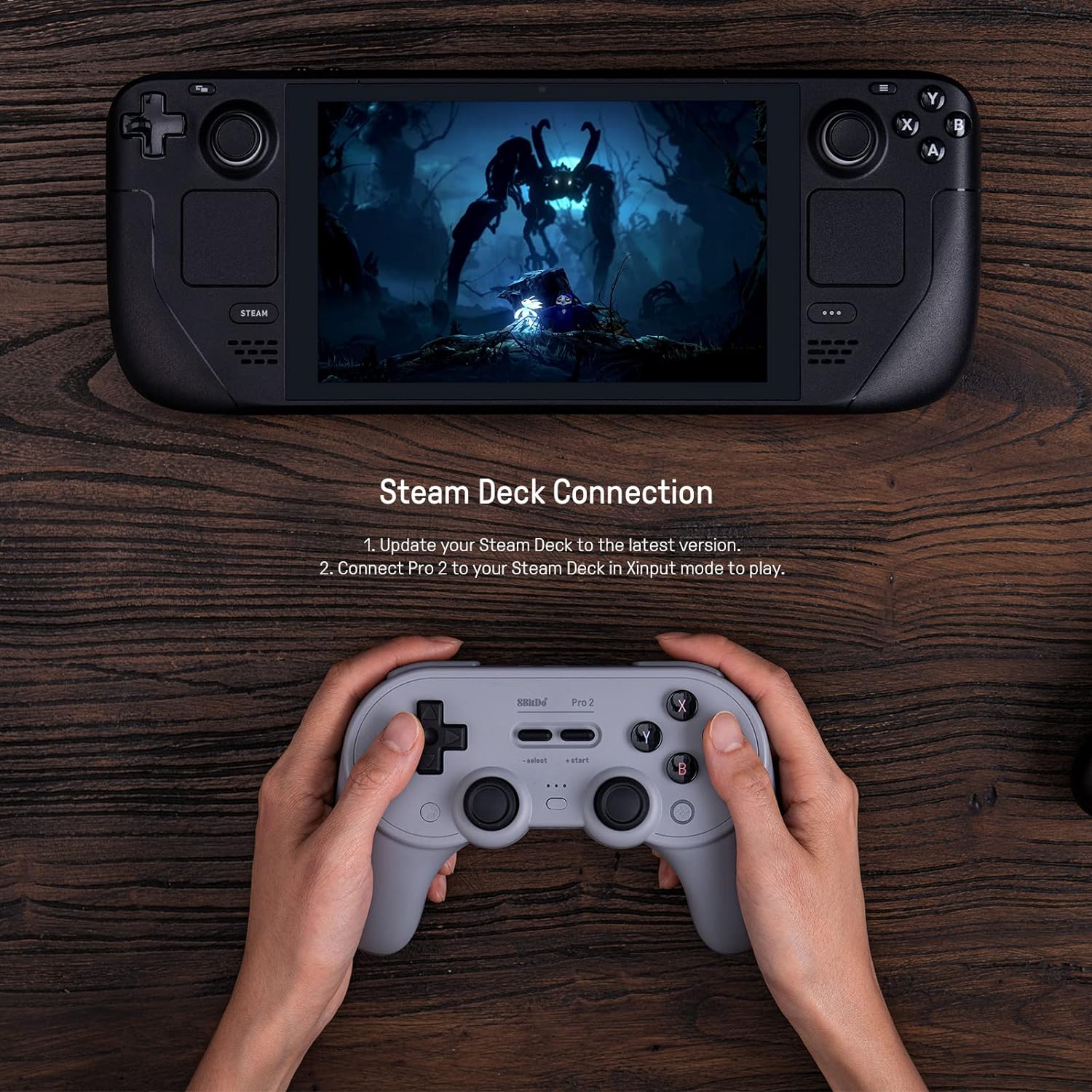 8Bitdo: Pro 2 Bluetooth Gamepad - Black (Pc/Switch/Android/Rasberry Pi)