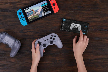 8Bitdo: Pro 2 Bluetooth Gamepad - Black (Pc/Switch/Android/Rasberry Pi)