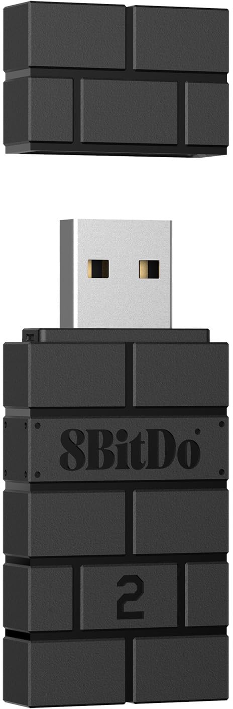 8Bitdo Wireless USB Adapter 2 for Switch, Switch OLED, Windows PC, Mac and Raspberry Pi, for PS5, PS4, Switch Pro Controller and More (Nintendo Switch//