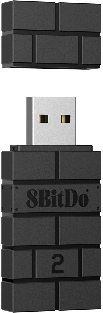 8Bitdo Wireless USB Adapter 2 for Switch, Switch OLED, Windows PC, Mac and Raspberry Pi, for PS5, PS4, Switch Pro Controller and More (Nintendo Switch//